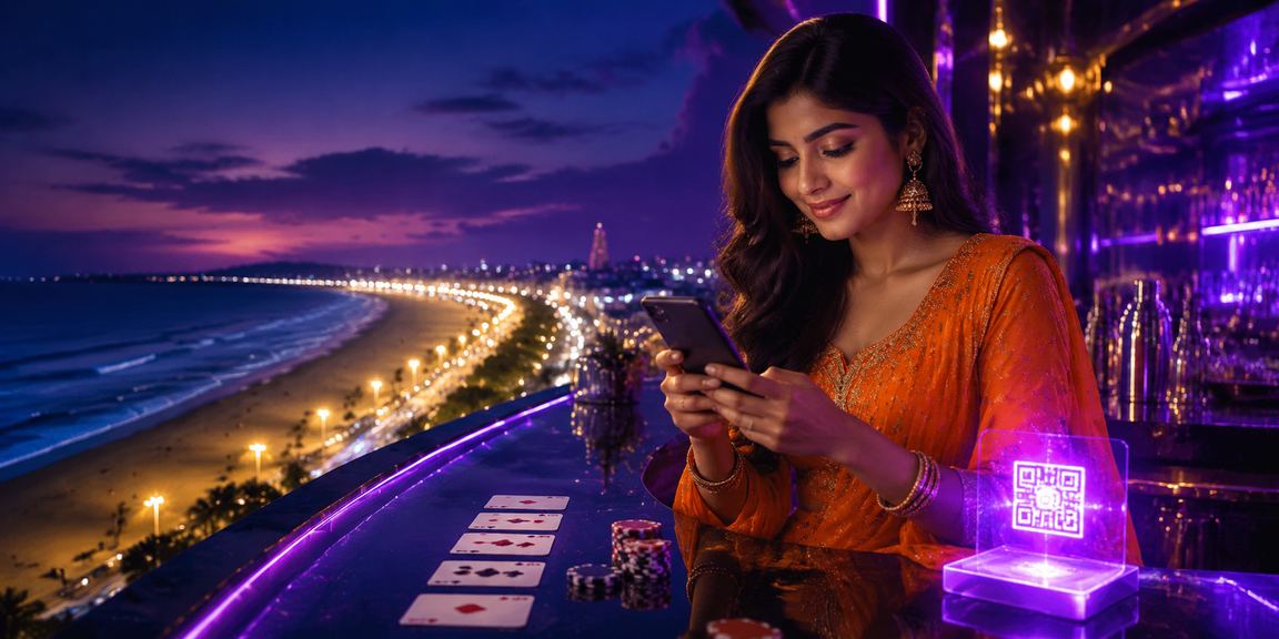 Players enjoying Andar Bahar game by Chennai Marina Beach