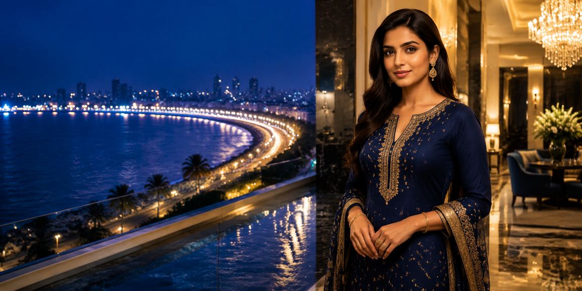 Mumbai Marine Drive entertainment atmosphere with casino and gaming lights